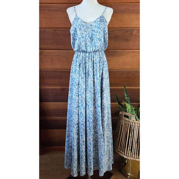 Catherine Malandrino Womens Maxi Dress 2 Spring Summer Sundress Pastel Cutouts - Picture 1 of 10